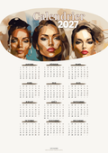 Calendrier Annuel 2027 – Édition Femmes | A4 & A5