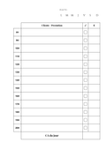 Planner Journalier Entrepreneur – Rendez-vous & Chiffre d’Affaires | A4 & A5