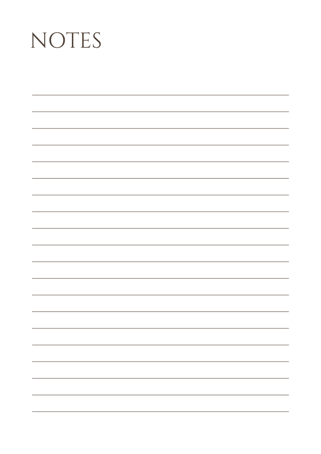 To Do List & Pages de Notes – Édition Minimaliste | A4 & A5